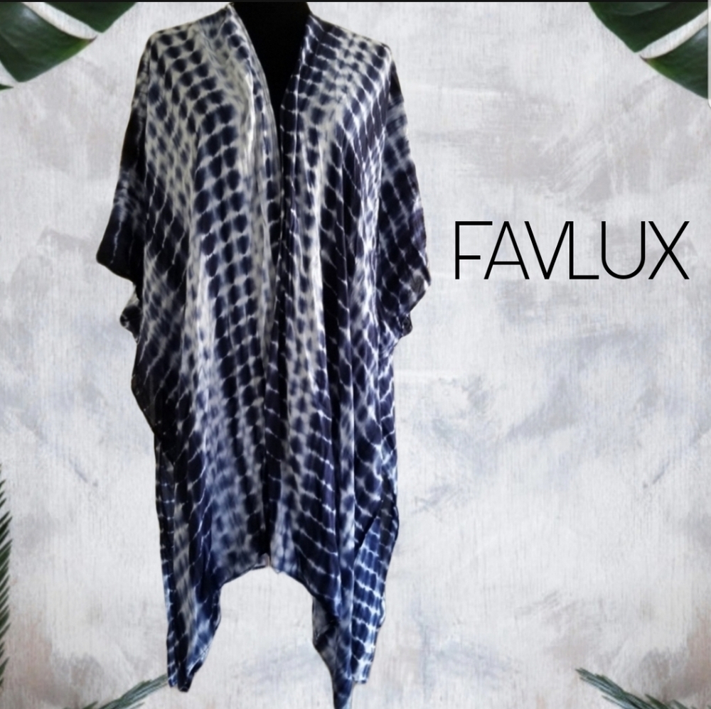 NWOT/ FAVLUX/Tie Dye Beach Kimono
